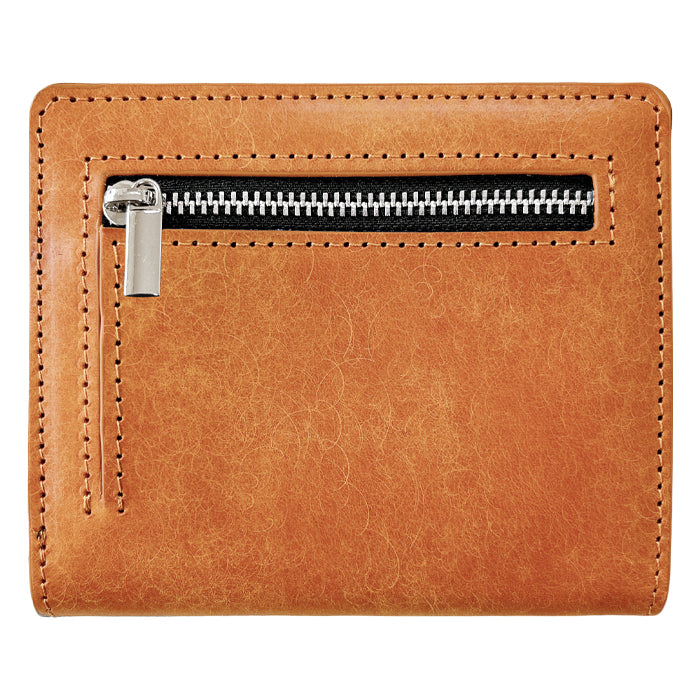 【Leo&Aoi公式ショップ】本革 レザリア スリム二つ折り財布 メンズ レディース カード収納 小銭入れ コインケース付き サイフ ウォレット 薄型 コンパクト WM-D3-02【安心の返品保証付き】