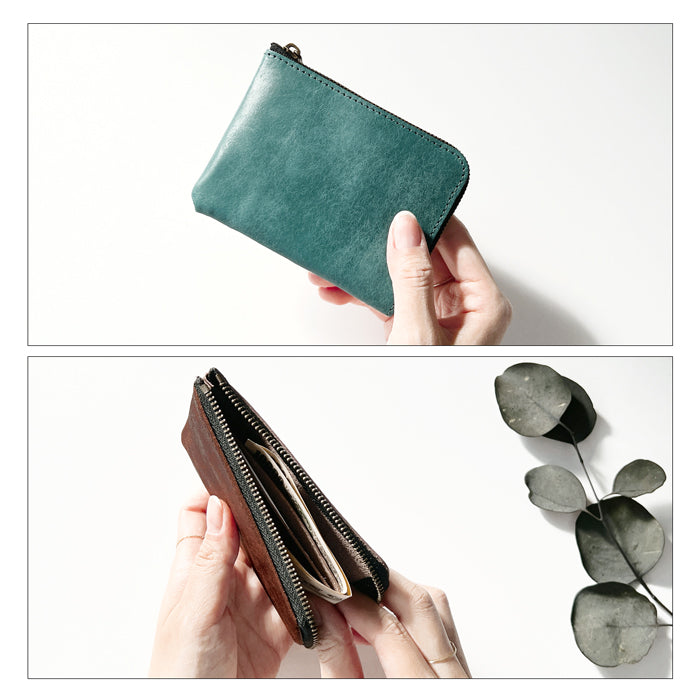 【Leo&Aoi公式ショップ】本革 レザリア L字ジッパー財布 レディース メンズ カード収納 小銭入れ サイフ ウォレット 革 レザー 牛革 WM-L1-02 【安心の返品保証付き】