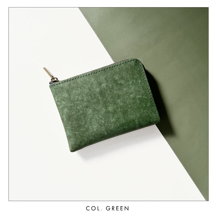 【Leo&Aoi公式ショップ】本革 レザリア L字ジッパー財布 レディース メンズ カード収納 小銭入れ サイフ ウォレット 革 レザー 牛革 WM-L1-02 【安心の返品保証付き】