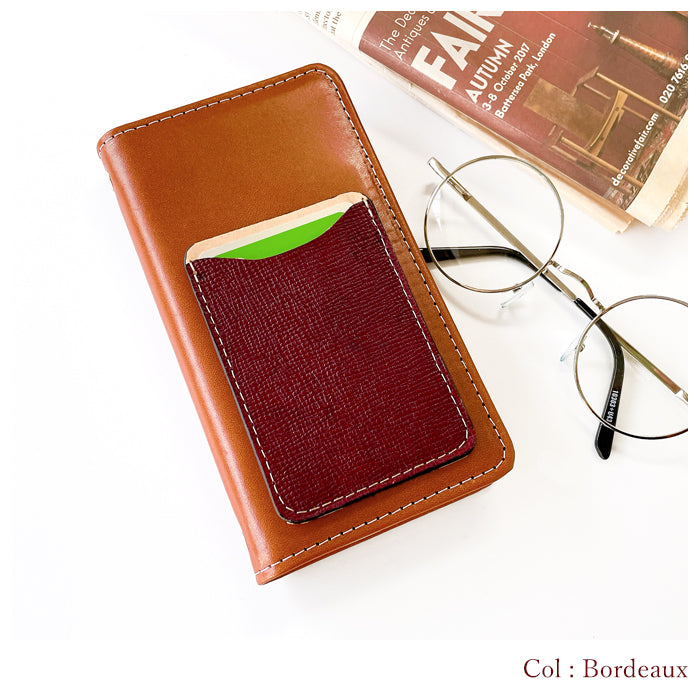 【Leo&Aoi公式ショップ】 男の型押し カードケース 背面 薄型 カード収納 スマホ カードポケット 背面収納 貼り付け レザー ポケット カード入れ スリム ICカード 定期入れ シール CARD POCKET 革 レザー 牛革 収納ポケット シンプル 【安心の返品保証付き】