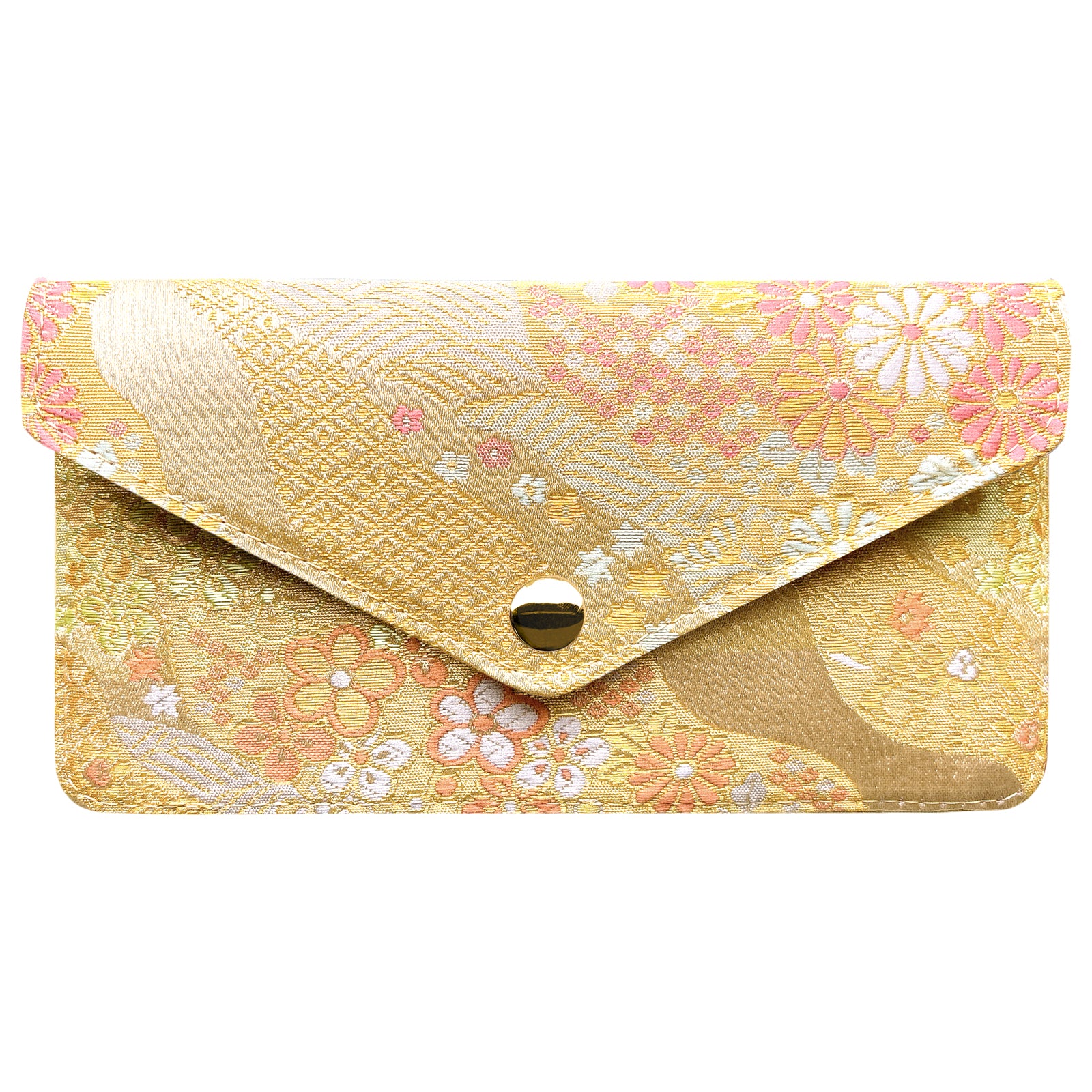 【Leo&Aoi公式ショップ】西陣織 シンプル お札入れ 財布 サイフ 札入れ 小銭入れなし 薄型 さいふ 長財布 和柄 和風 着物 シンプルお札入れ 【安心の返品保証付き】
