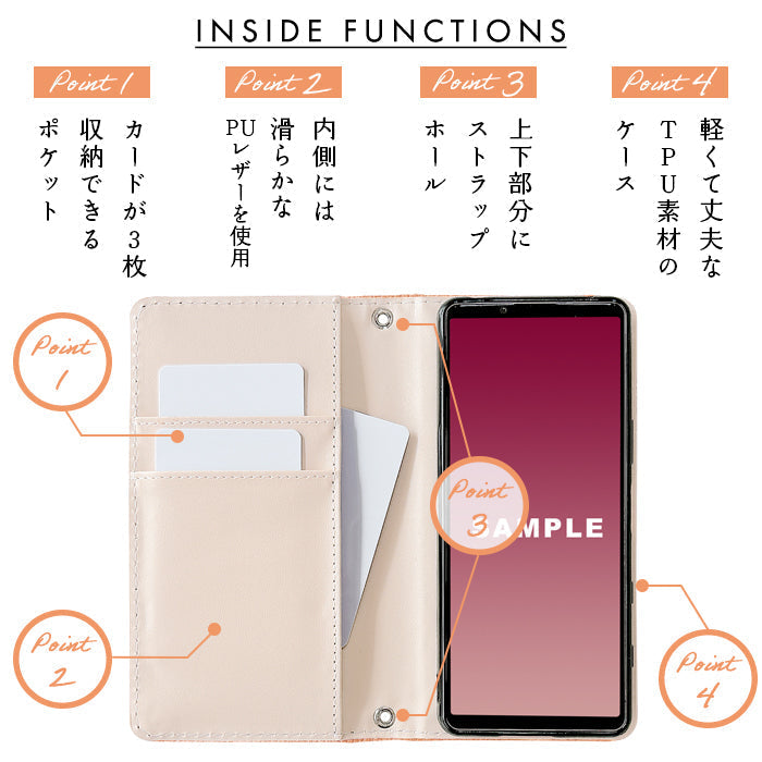 【Leo&Aoi公式ショップ】 らくらくスマートフォン me F-03K ケース カバー 本革 ニュアンスカラー 手帳型ケース f03k らくらく スマホ スマホケース