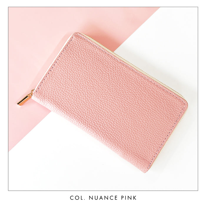 【Leo&Aoi公式ショップ】ニュアンスカラー マルチケース 本革 通帳ケース パスポートケース 母子手帳ケース 大容量 スリム設計 ファスナー付き メンズ レディース おしゃれ ハンドメイド 【安心の返品保証付き】