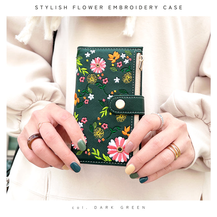 XPERIA 5 V SO-53D SOG12 ケース XQ-DE44 カバー おしゃれ 花刺繍 手帳型ケース so53d xqde44 エクスペリア スマホケース