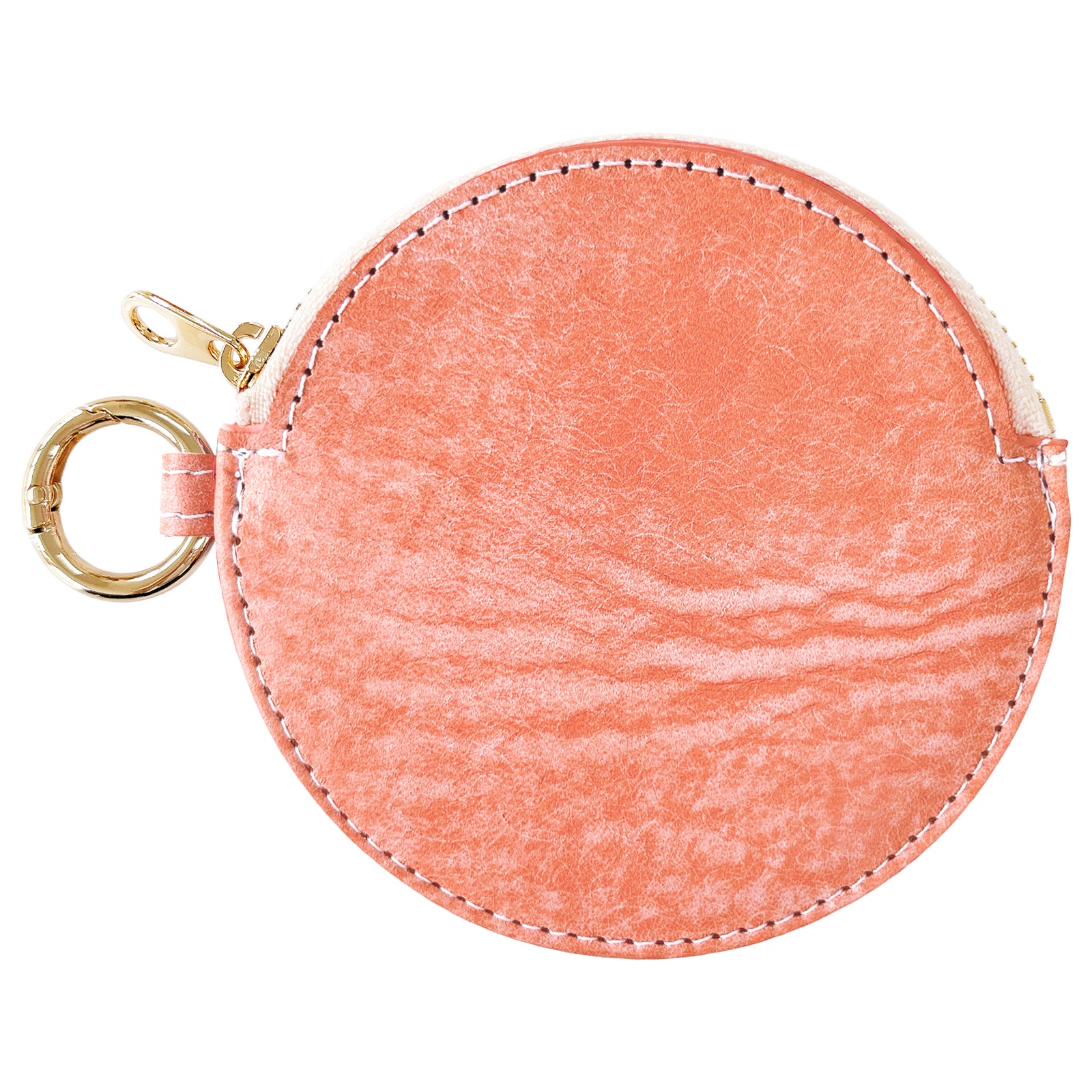 【Leo&Aoi公式ショップ】本革 レザリア レザー 丸い財布 小銭入れ メンズ レディース 革 レザー 牛革 ポーチ カード収納 CC-C2-02  【安心の返品保証付き】