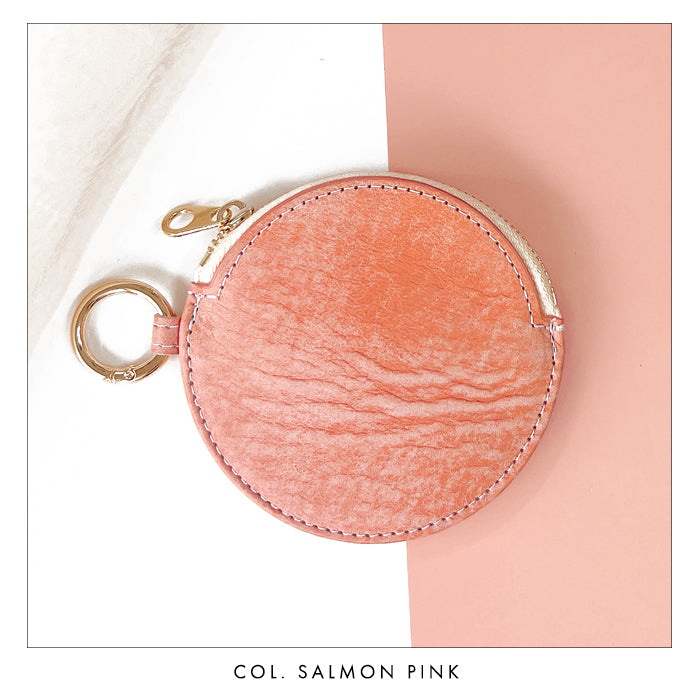 【Leo&Aoi公式ショップ】本革 レザリアレザー 丸形コインケース 小銭入れ メンズ レディース 革 レザー 牛革 風合い豊かな本革に、こだわりの5色 CC-C1-02 【安心の返品保証付き】