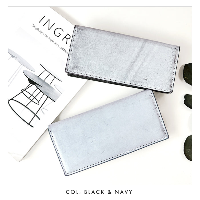 【Leo&Aoi公式ショップ】本革 ロウの極 長財布 二つ折り長財布 メンズ サイフ さいふ ウォレット 革 レザー カード収納 小銭入れ コインケース付き WL-D2-06【安心の返品保証付き】