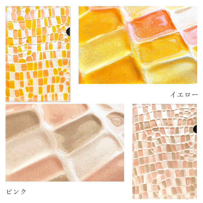 【Leo&Aoi公式ショップ】 ステンドグラス A4ファイル レザーファイル A4 書類入れ ビジネスグッズ 収納 シンプル 本革 A4サイズ ファイル ステーショナリー 資料ケース 文具 レザー 牛革 革 【安心の返品保証付き】