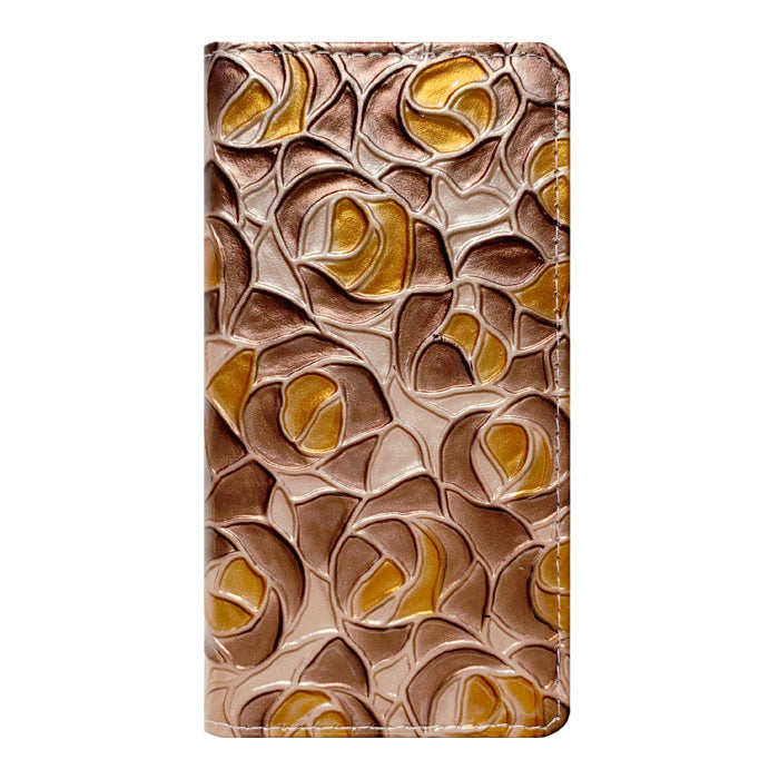 【Leo&Aoi公式ショップ】 iphone13mini ケース iPhone 13 mini カバー 手帳型 本革 ステンドグラス ローズ 手帳型ケース アイフォン13 ミニ スマホケース 【安心の返品保証付き】