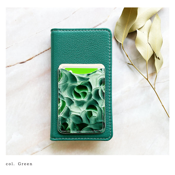 あ*お様 RRL 青色レザー 花柄ケース あ*お様 RRL 青色レザー 花柄