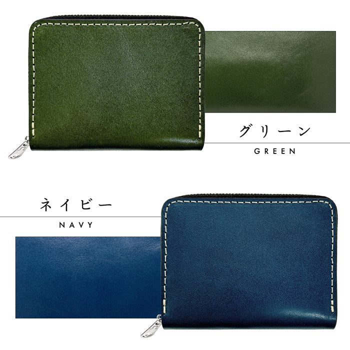 【Leo&Aoi公式ショップ】こだわり親父の本革 栃木レザー 蛇腹 シンプル 財布 長財布 ラウンド型ファスナー 牛革 メンズ レディース 本革 【安心の返品保証付き】