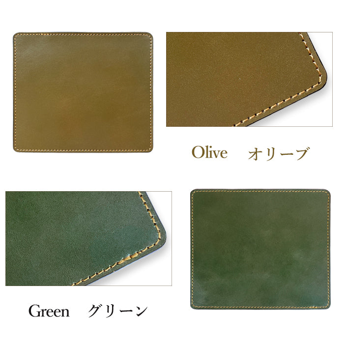 【Leo&Aoi公式ショップ】 栃木レザー こだわり親父 マウスパッド 本革 マウスパット 国産 日本製 レザー 革 オフィス ビジネス ステーショナリー マウス パッド 文具 敷物 【安心の返品保証付き】