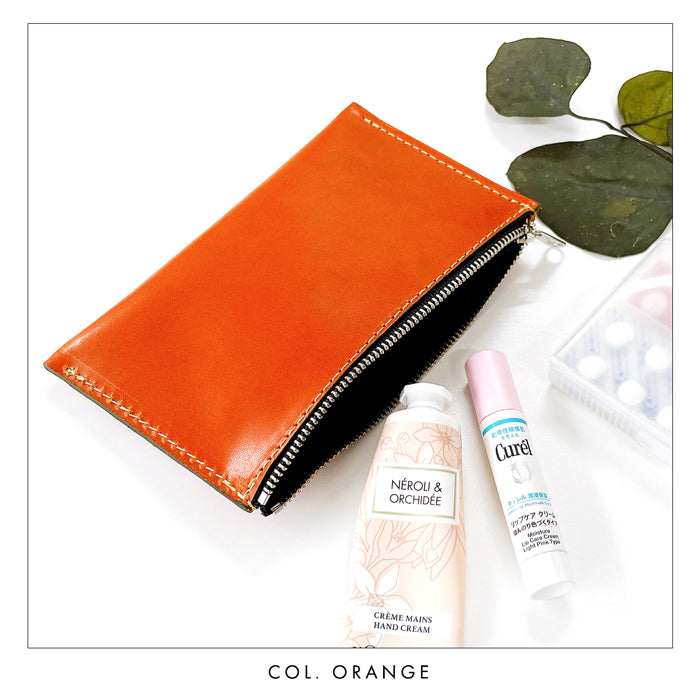 イタリアンレザーカップポーチ (ラズベリー)革小物 ハンドメイド イタリアンレザーカップポーチ (ラズベリー)革小物 ハンドメイド