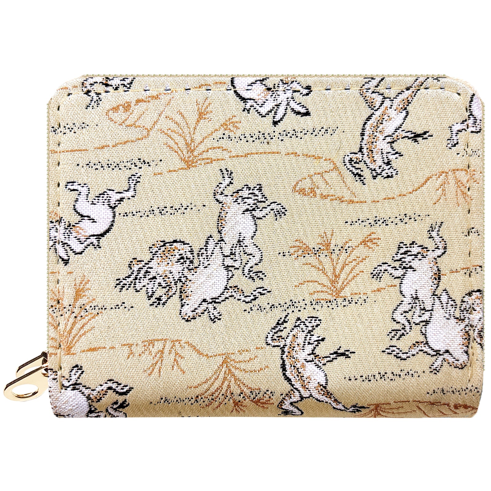 【Leo&Aoi公式ショップ】 西陣織 月影 蛇腹 ダブルファスナー 財布 レディース メンズ カード収納 ミニ財布 小さい財布 ラウンド型財布 和 和柄 和風 【安心の返品保証付き】